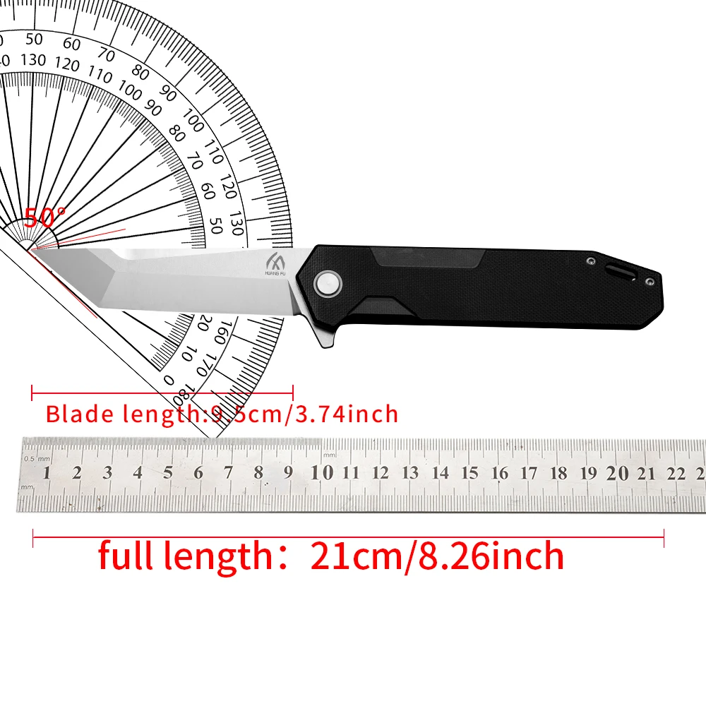 Cuchillo plegable de emergencia para senderismo y camping exterior - imagen 5