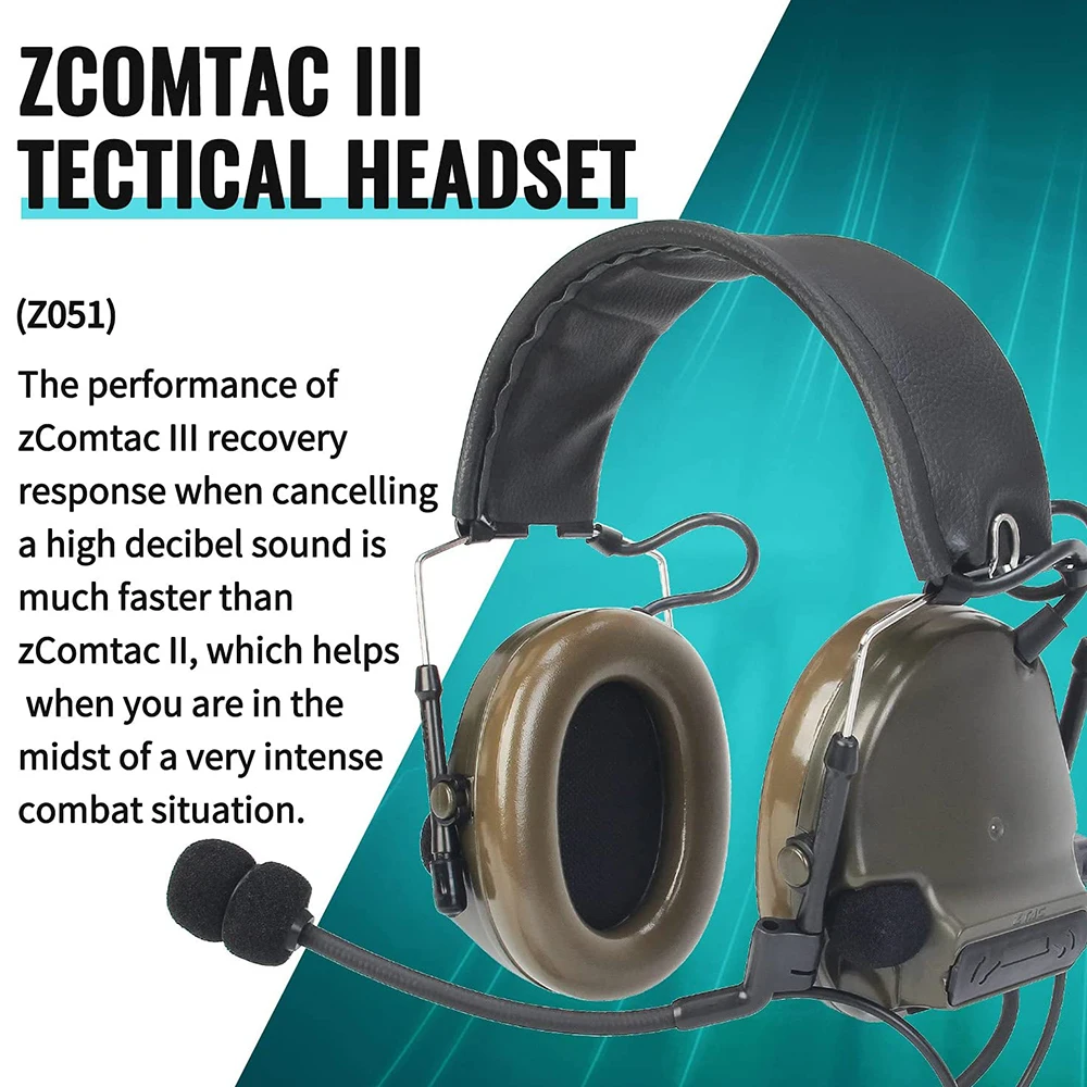 Auriculares tácticos en uso