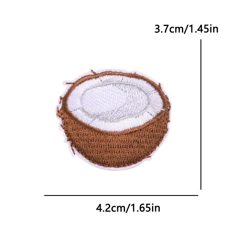 Parche termoadhesivo tropical Hawái coco bikini para ropa - imagen 2