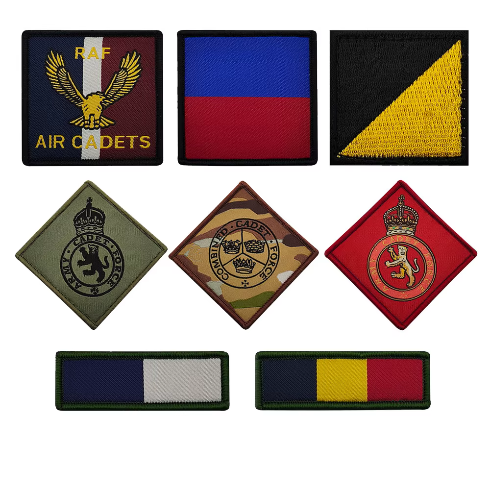Parche táctico RAF cadetes – insignia ejército con adhesivo - imagen 3