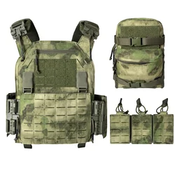 Chaleco táctico UT-ZH02 liberación rápida con hidratador MOLLE