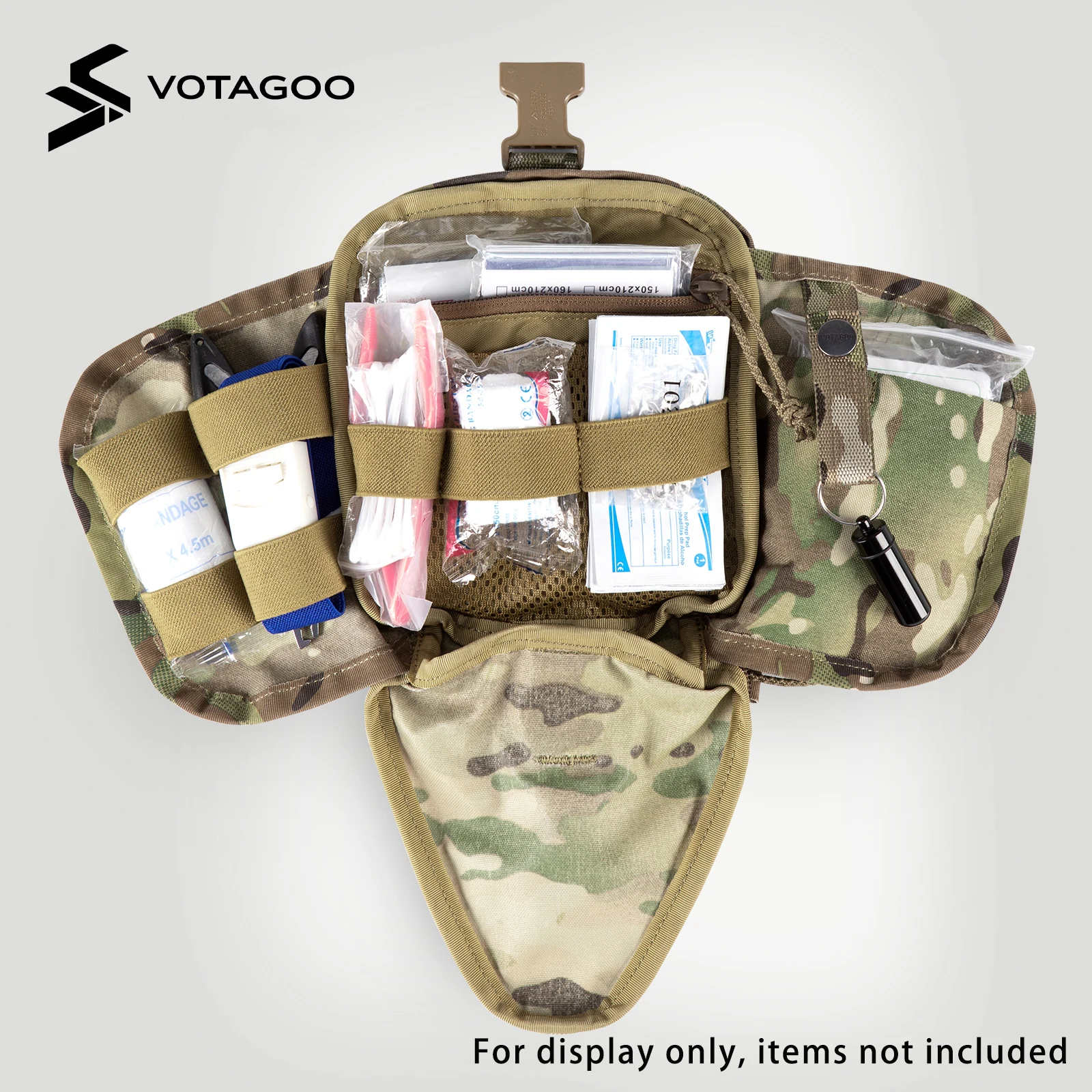 VOTAGOO Bolsa IFAK táctica MOLLE para cinturón de organización exterior