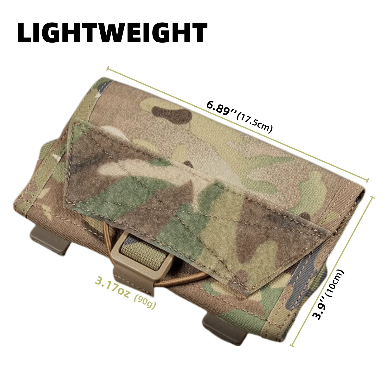 Portateléfono MOLLE táctico Airsoft – Funda modular para chaleco - imagen 5