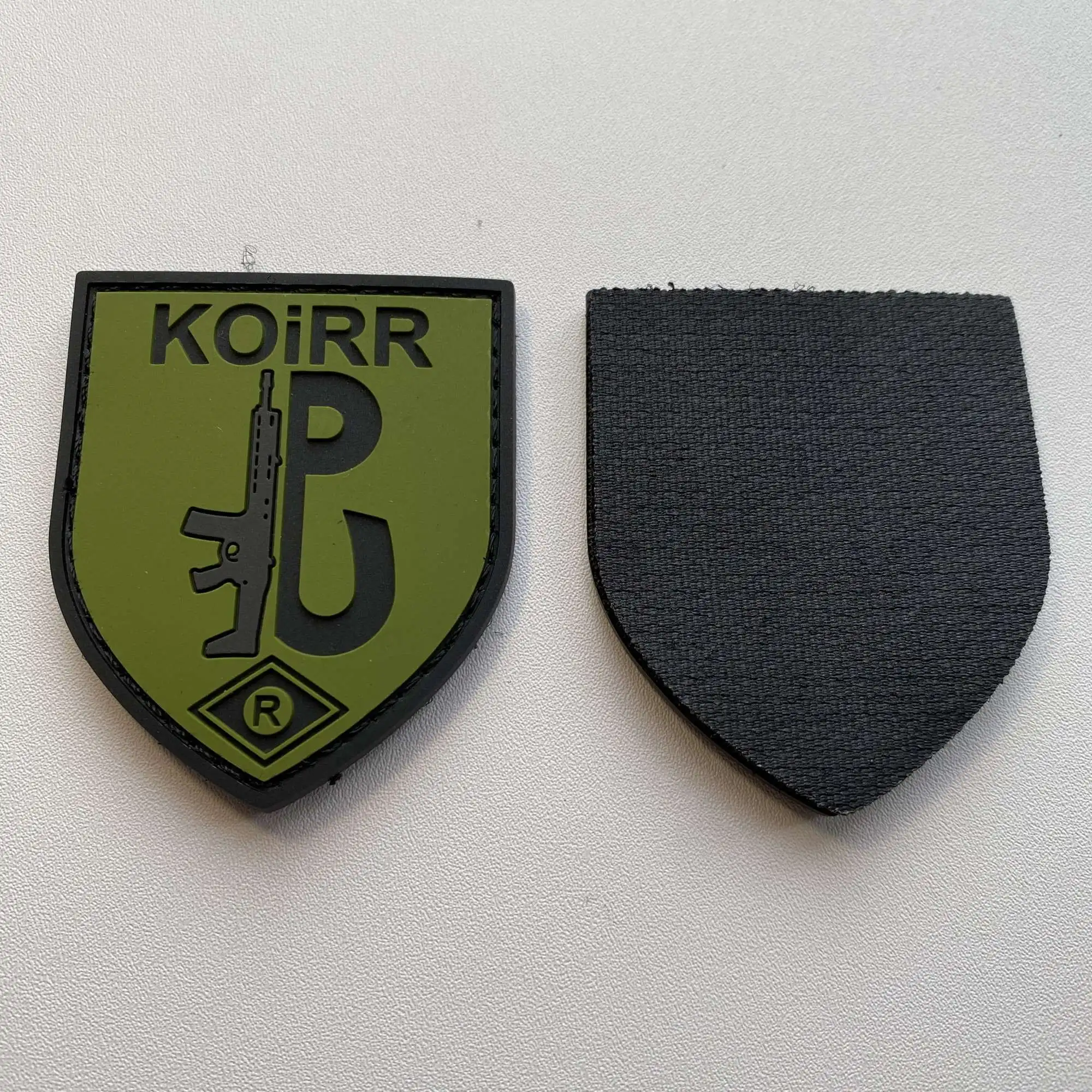 Parche PVC 3D personalizado impermeable velcro coser táctico - imagen 5