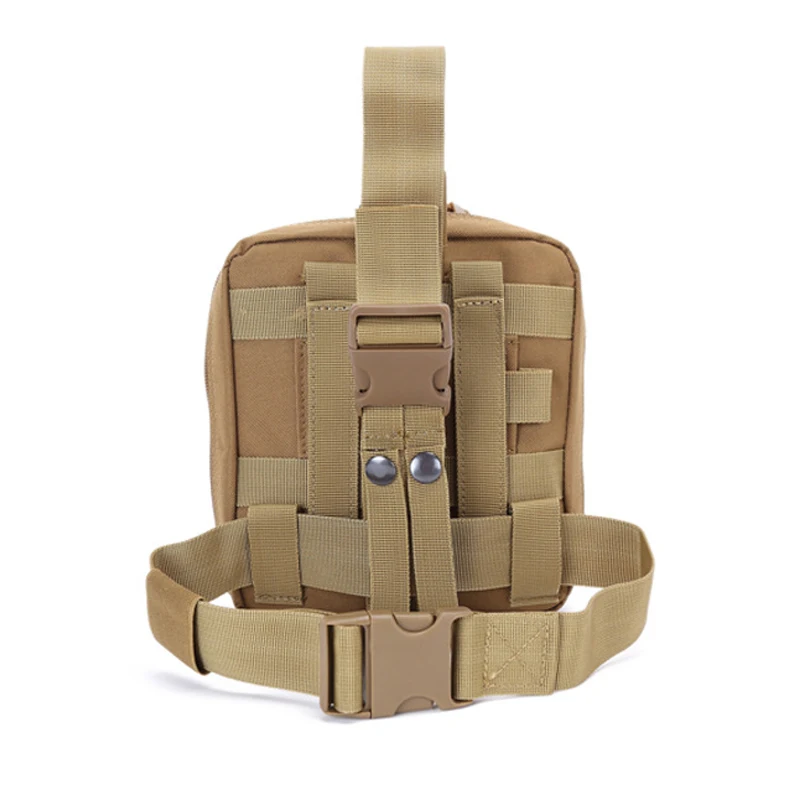 Bolsa táctica de pierna MOLLE con botiquín y correa ajustable - imagen 5