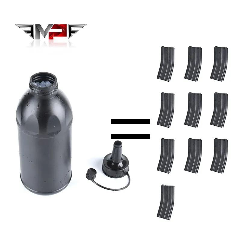 Pistola airsoft BB con cargador y embudo de recarga