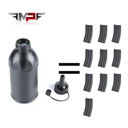 Pistola airsoft BB con cargador y embudo de recarga
