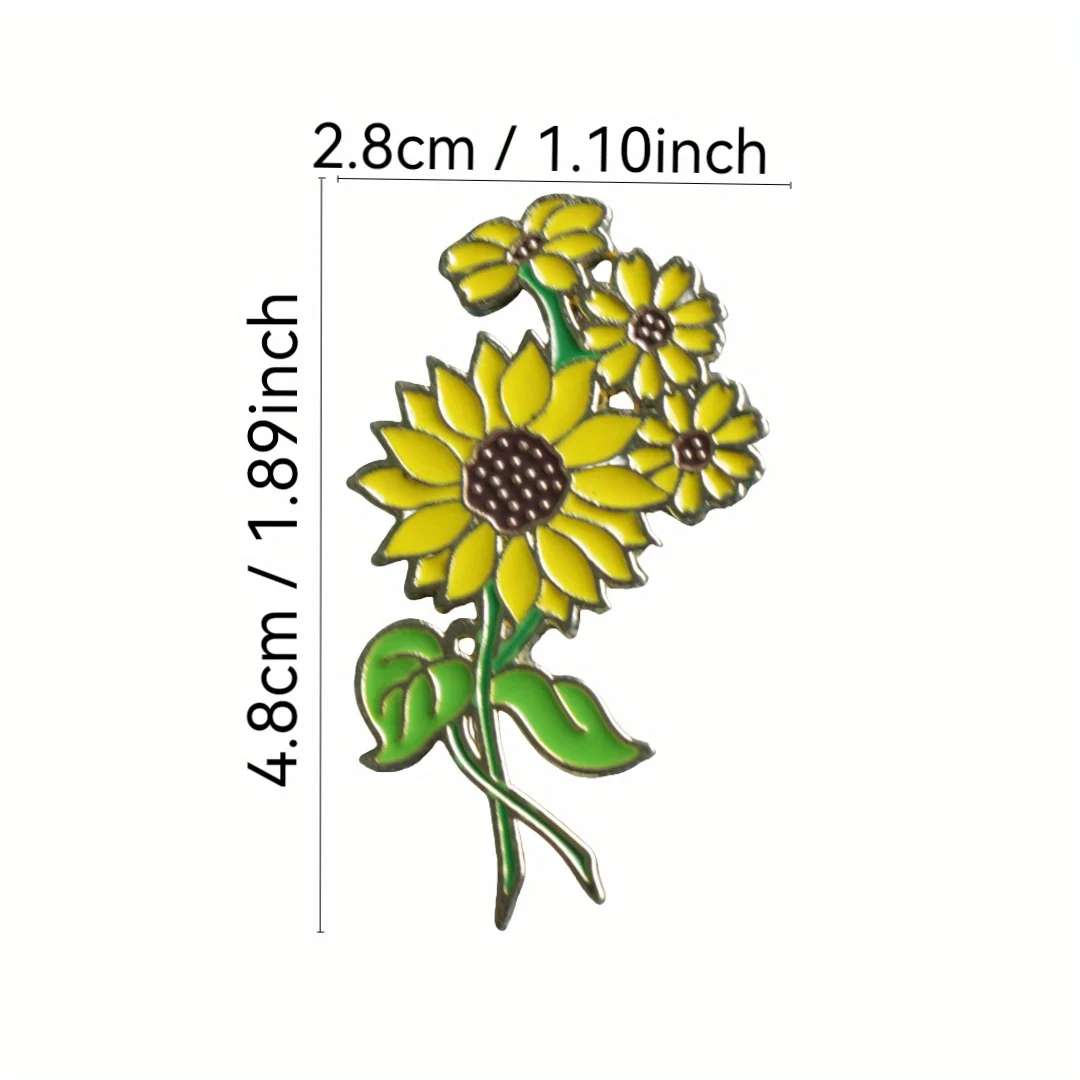 Pin de solapa esmalte flor divertida – Broche para mochila