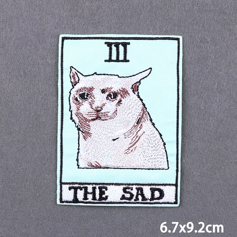 Parche bordado Tarot Punk termoadhesivo para equipamiento táctico - imagen 4