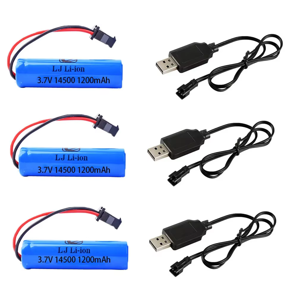 Batería 14500 y cargador para accesorios
