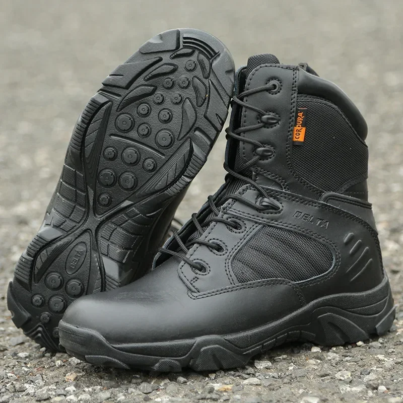 Botas tácticas Desert de cuero para hombre – Resistentes al frío - imagen 5