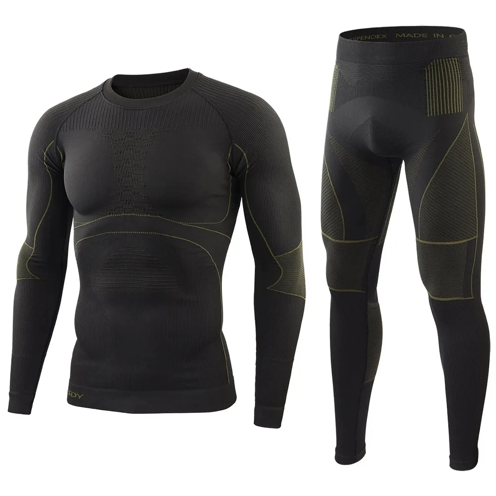 Ropa interior térmica táctica sin costuras para hombre ciclismo - imagen 4