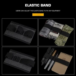 Organizador táctico MOLLE para escopeta linterna y accesorios