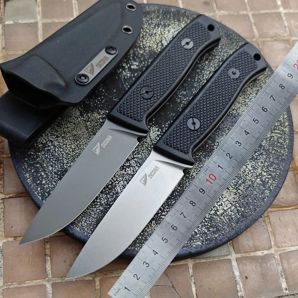 DICORIA cuchillo fijo EDC de acero con mango G10 para camping - imagen 5