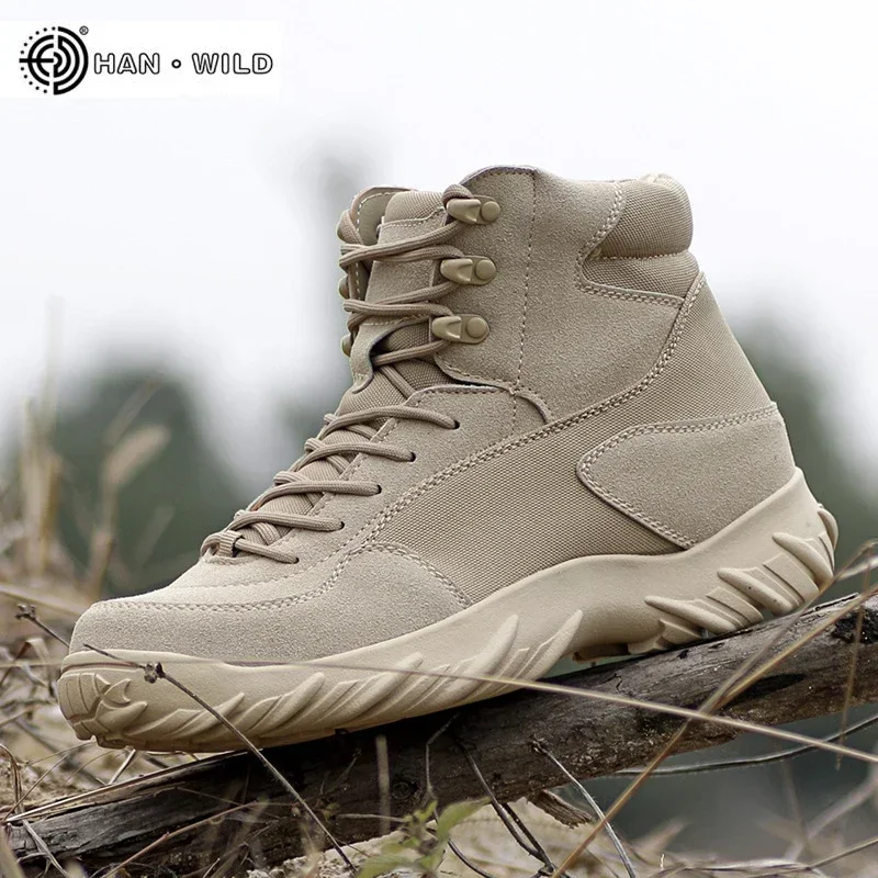Botas tácticas militares impermeable cuero profesional combat - imagen 2