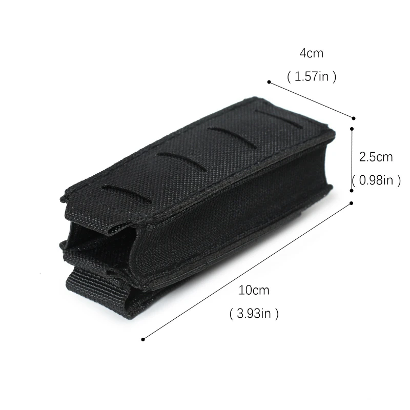 Funda MOLLE táctica para cargador con bolsillo cuchillo y linterna - imagen 5