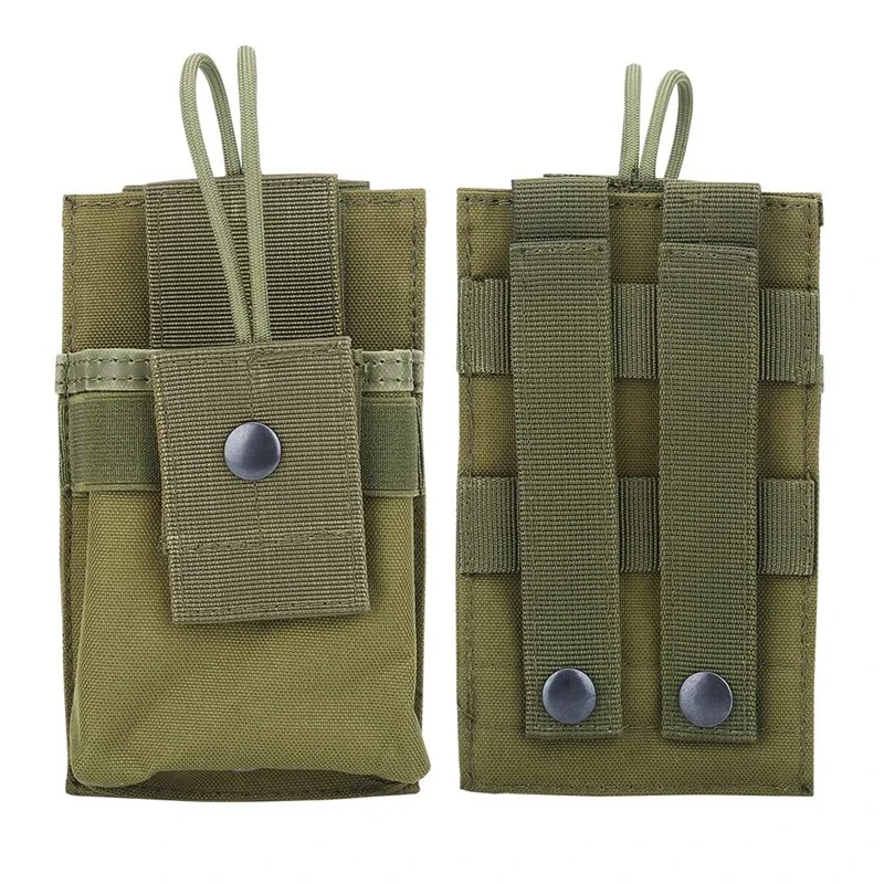 Bolsa táctica MOLLE de nailon impermeable para radio portátil - imagen 4
