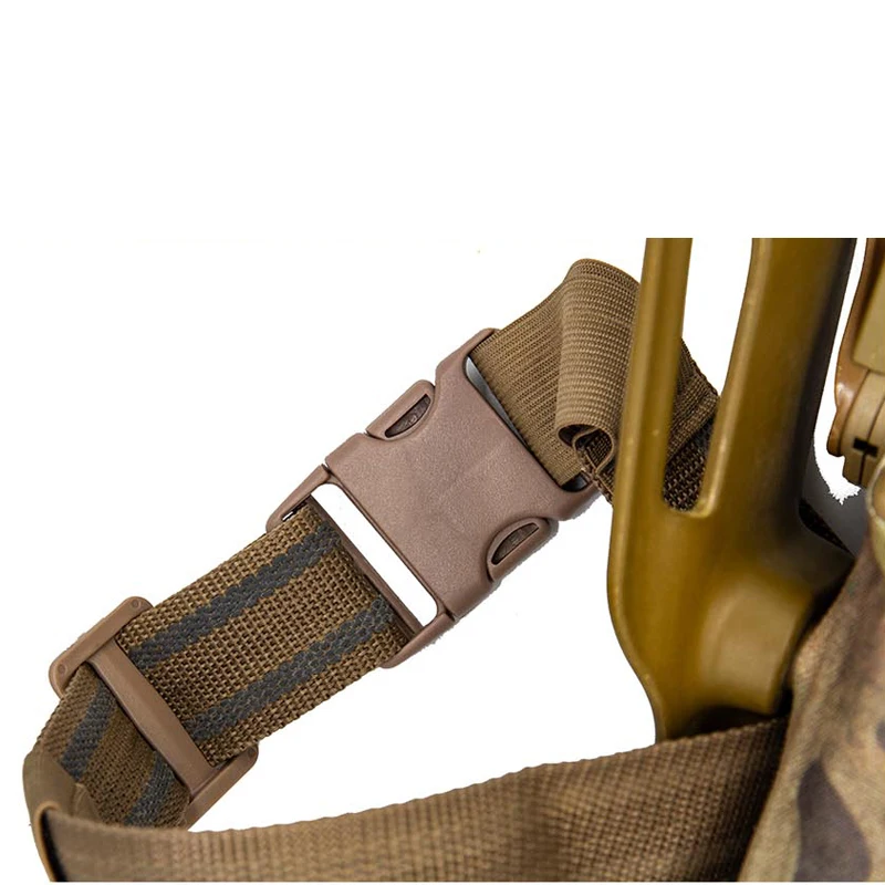 Funda táctica de cinturón para pistola con soporte linterna - imagen 2