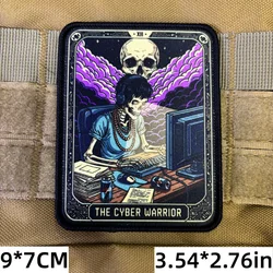 Parche táctico moral gancho y bucle tarot El Colgado militar