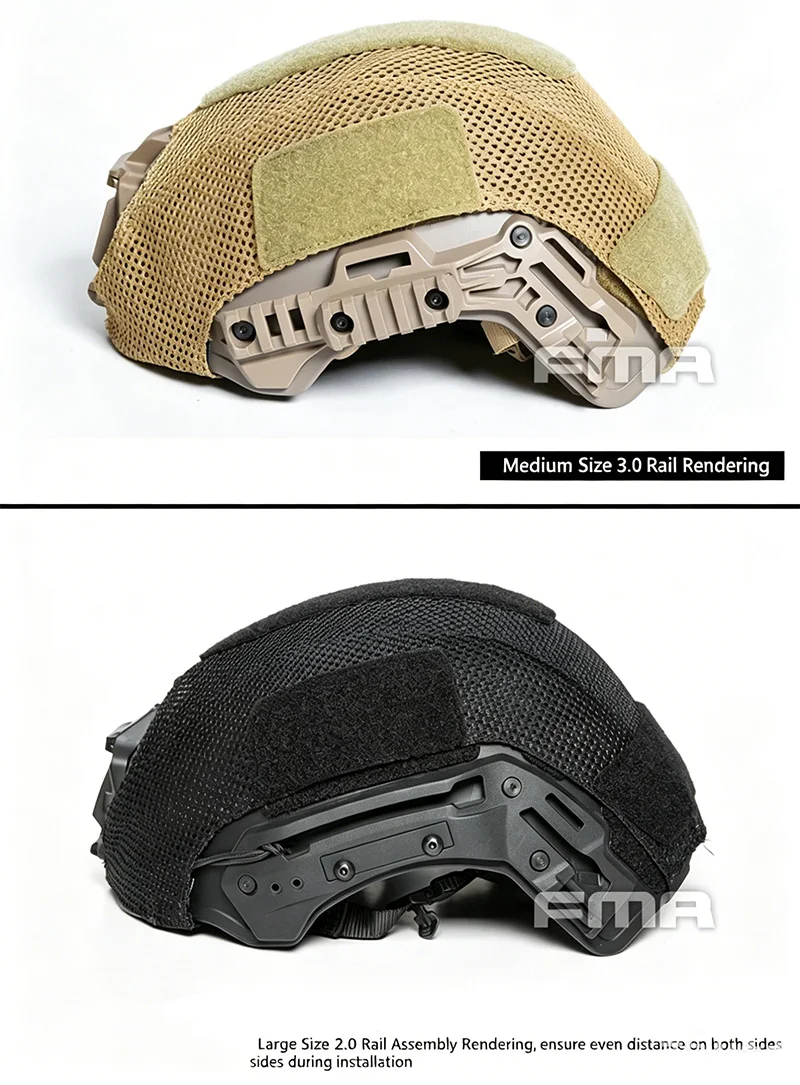 Funda para casco táctico Wendy EX de tela protectora - imagen 4