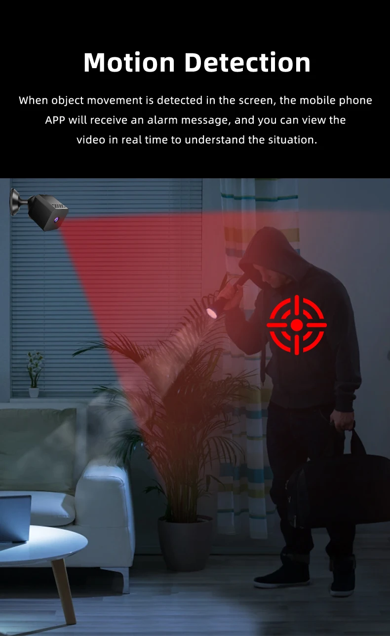 Cámara de vigilancia inteligente para hogar
