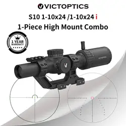 Victoptics S10 Mira óptica táctica 1-10x24 con montura Picatinny