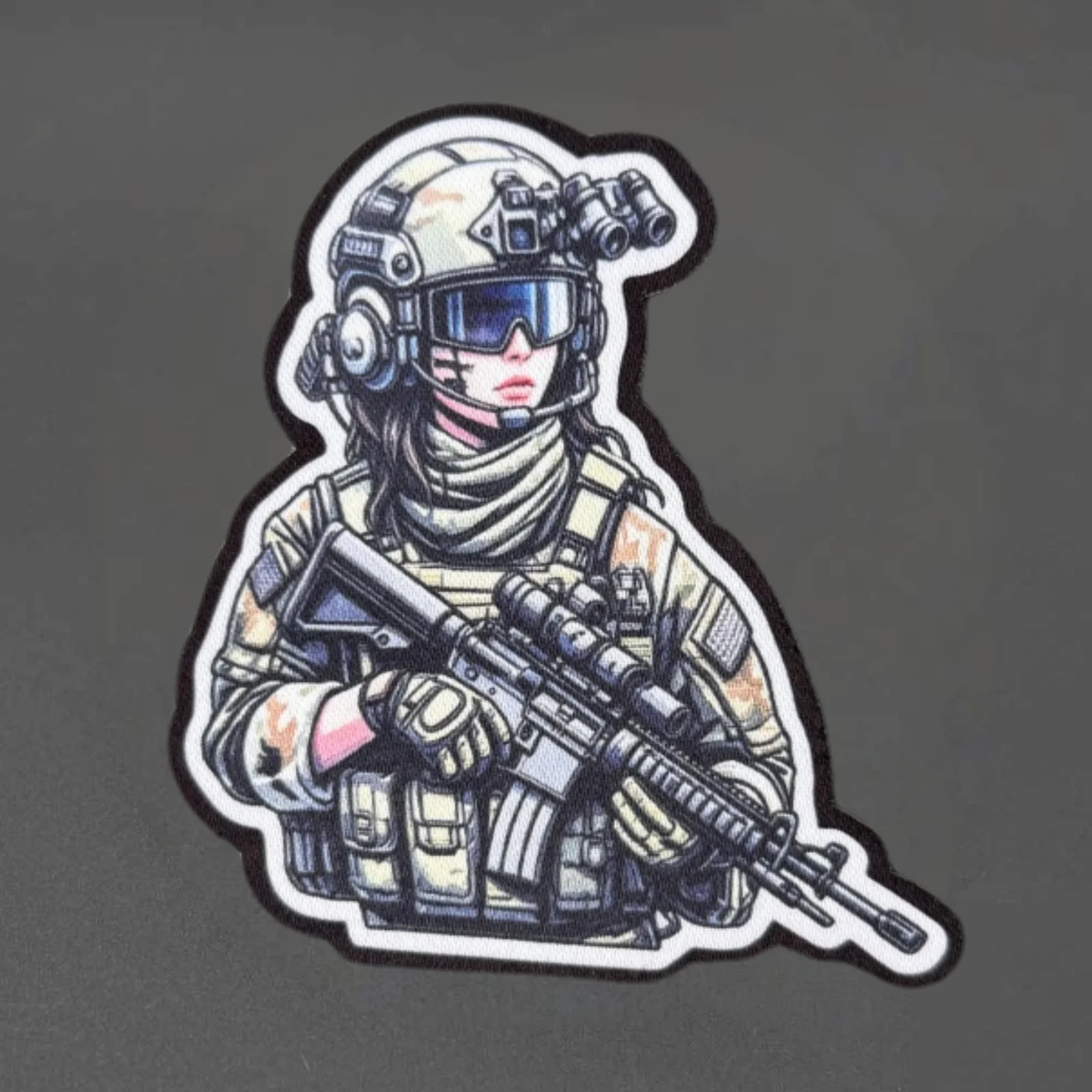 Parche táctico de anime con velcro para mochila – Insignia de moral - imagen 4