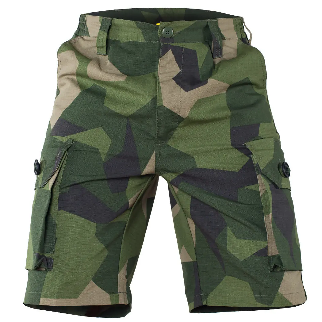 Bermudas tácticas cargo ripstop camuflaje geométrico M90 sueco - imagen 2