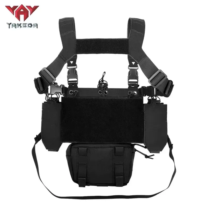 Chaleco Táctico YAKEDA 1000D Ajustable Bolsillos MOLLE para Cargadores - imagen 5