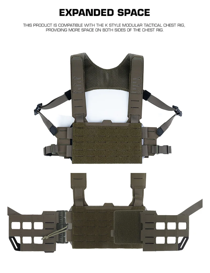 Accesorios militares para airsoft y caza con alas laterales tácticas