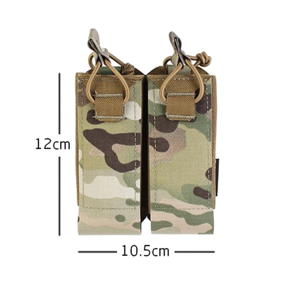 Pouch táctico doble con sistema de acceso rápido
