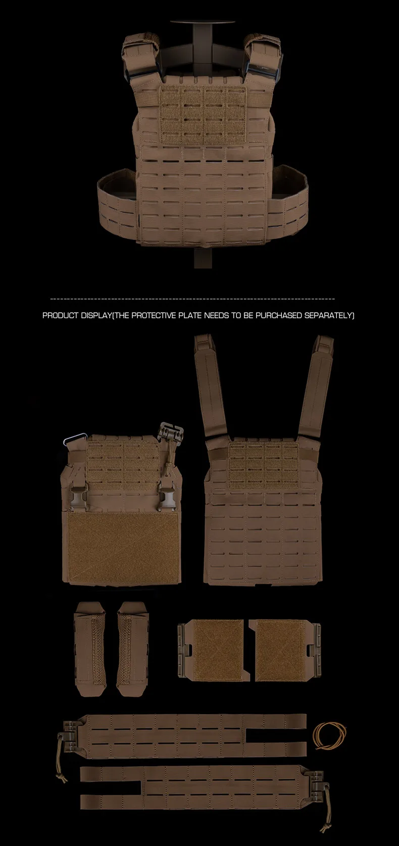 Detalle del tejido Cordura del portador