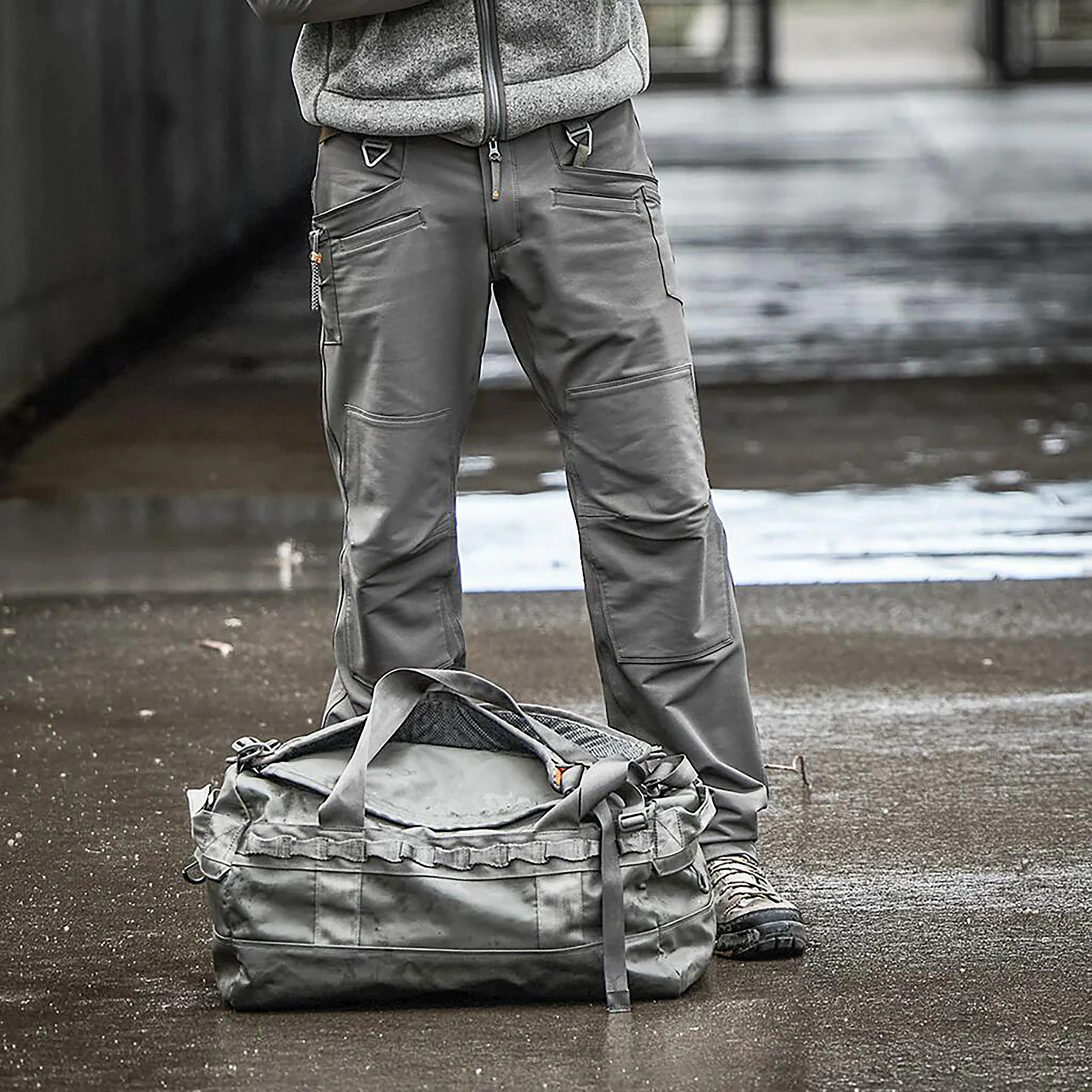 Raiders Pantalones tácticos outdoor 3D ripstop naranja impermeables - imagen 4
