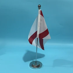 Bandera Alabama de poliéster para escritorio, decorativa EE. UU.