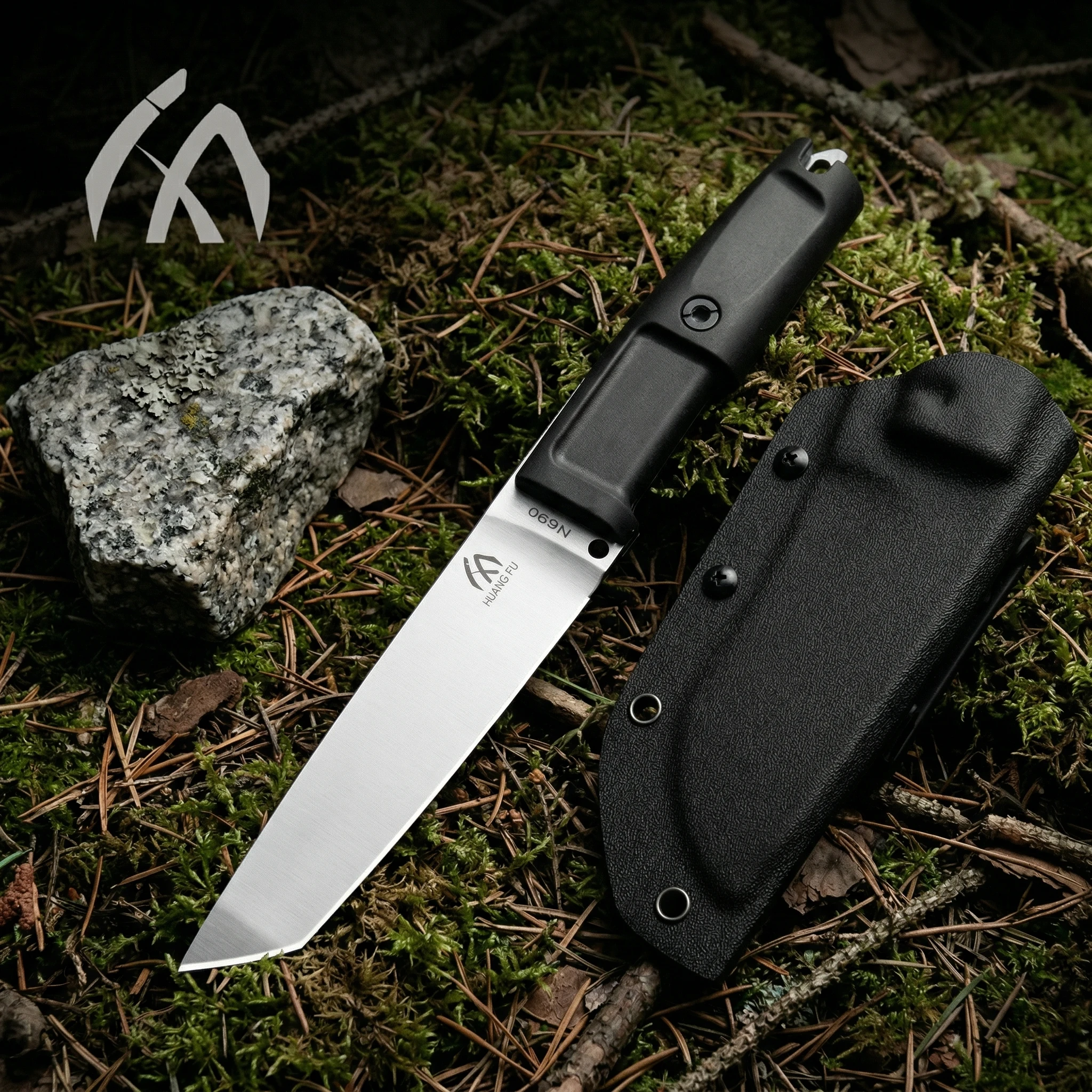 Cuchillo táctico con mango G10 y funda para al aire libre hombre - imagen 5