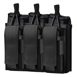Porta cargadores MOLLE táctica abierta para rifle