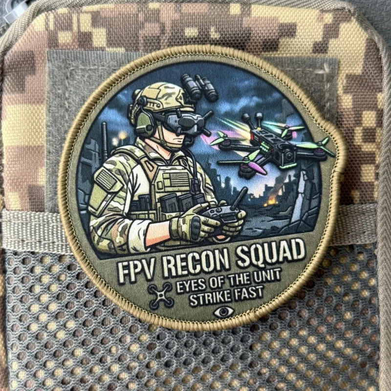 Parche táctico Moral FPV Recon Squad gancho y bucle - imagen 5