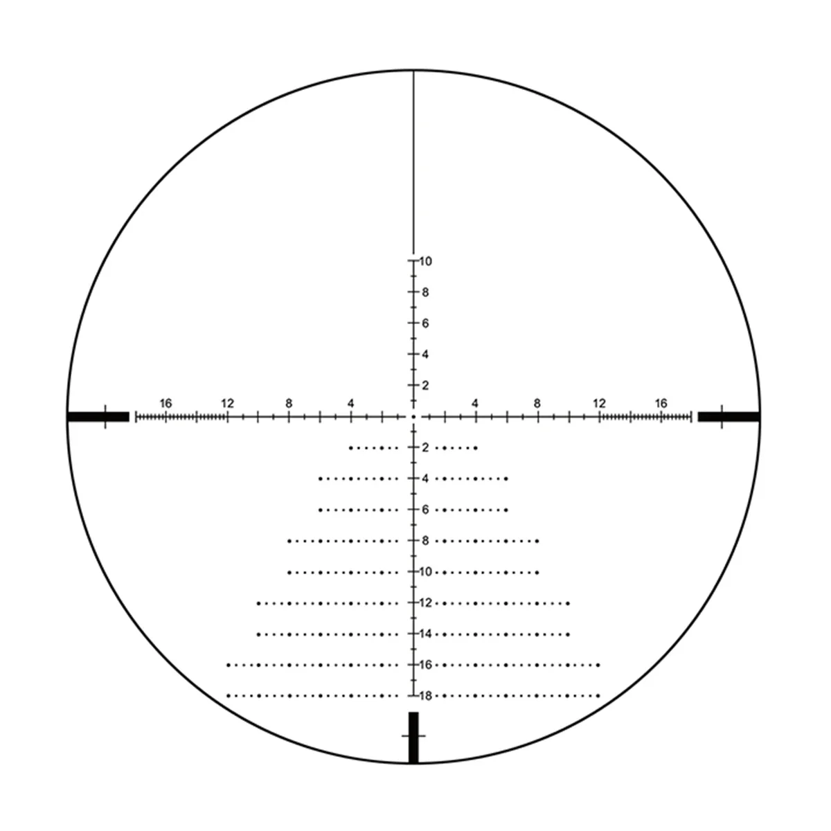 EAGLE AR Mira telescópica táctica 1-6x24 retícula iluminada