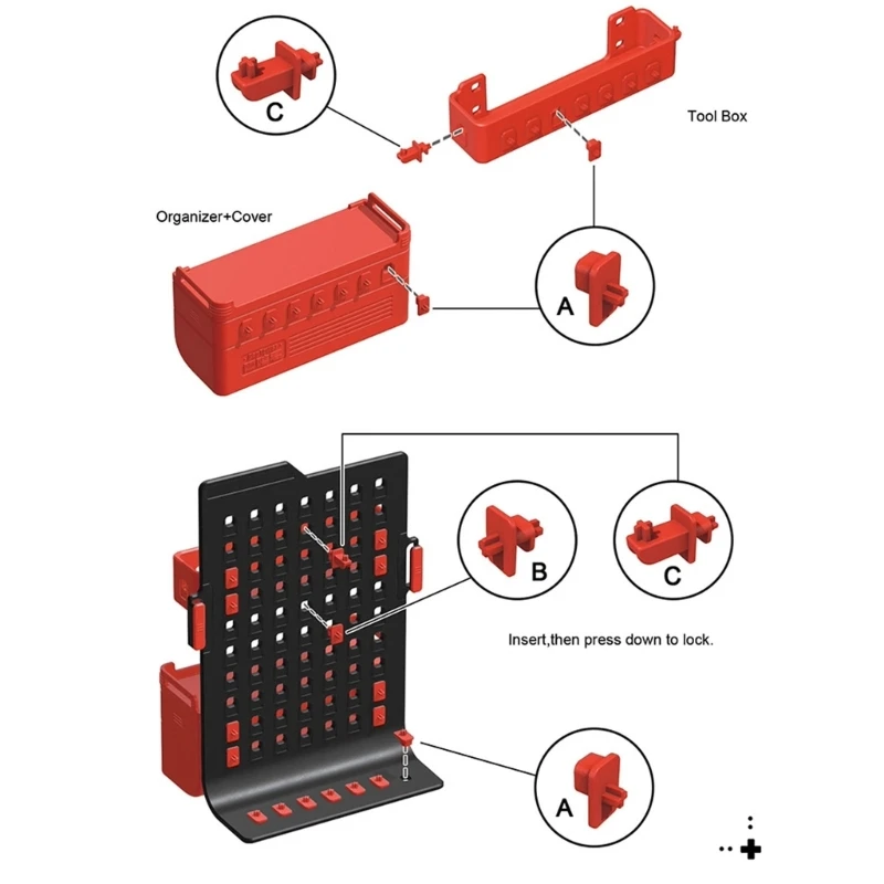 Organizador de keycaps en pegboard adaptable para teclados - imagen 2