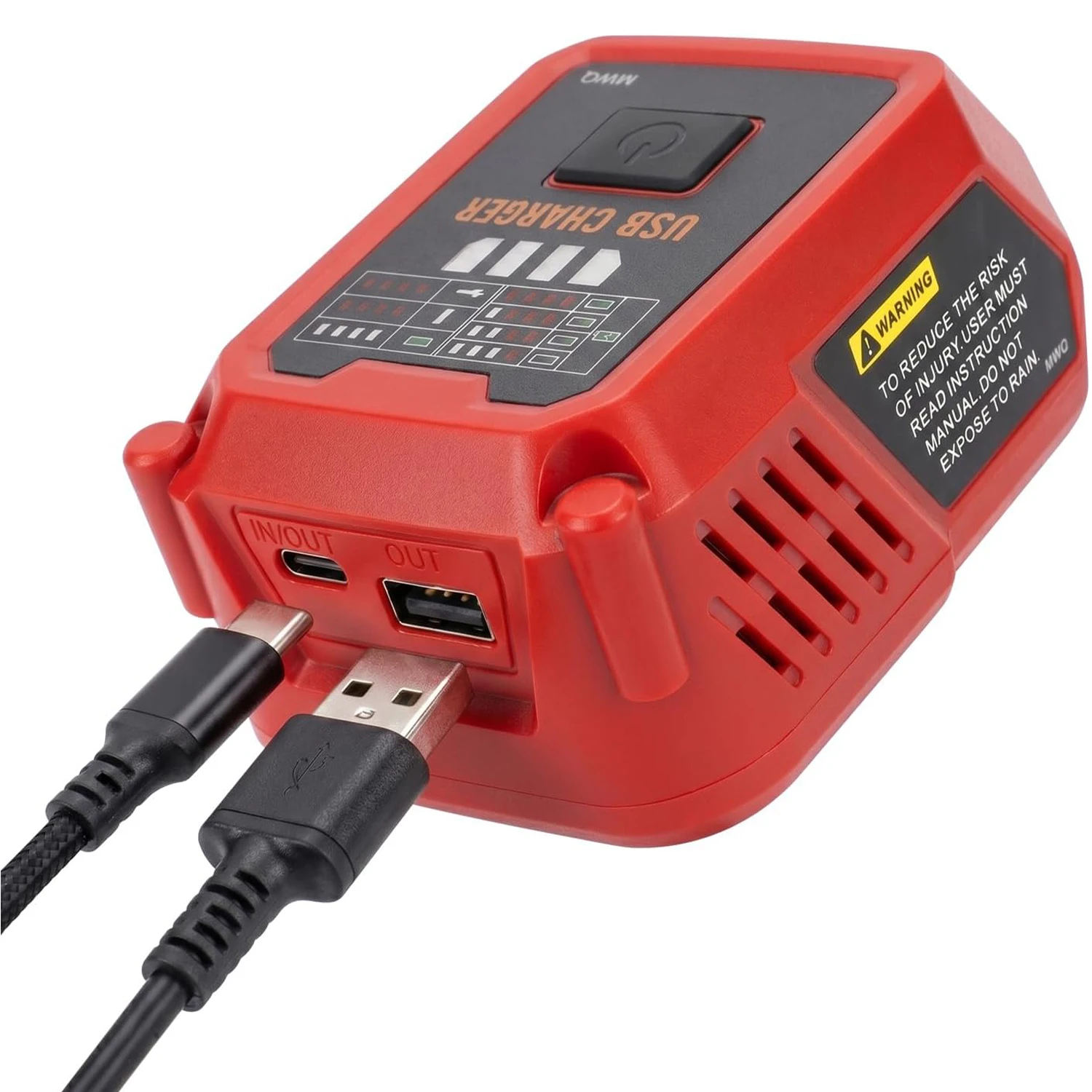 Estación de carga USB-C para baterías Makita, DeWalt y Milwaukee - imagen 4