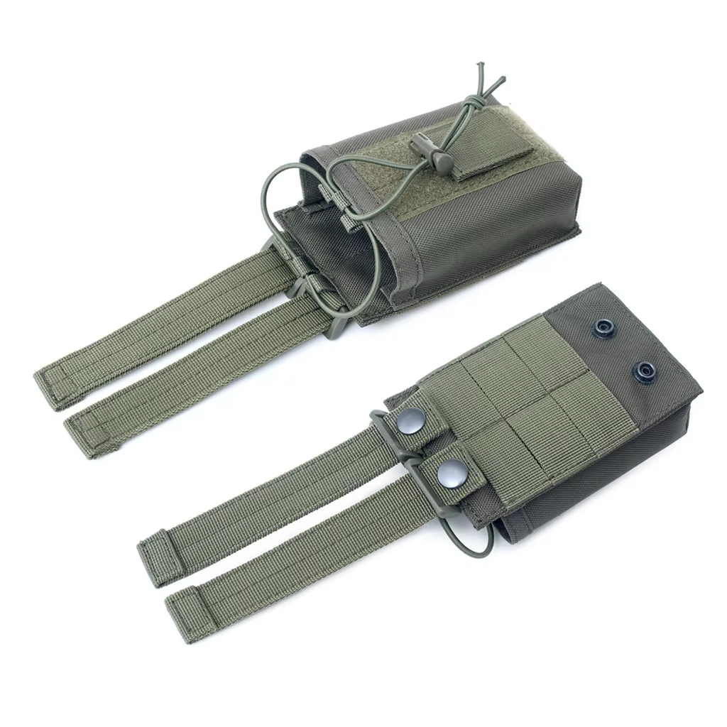 Funda MOLLE para radio walkie-talkie en nailon – Exterior táctico - imagen 5