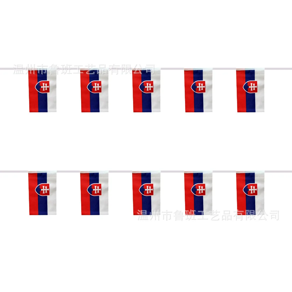 Banderines eslovacos de poliéster para guirnalda decorativa - imagen 5