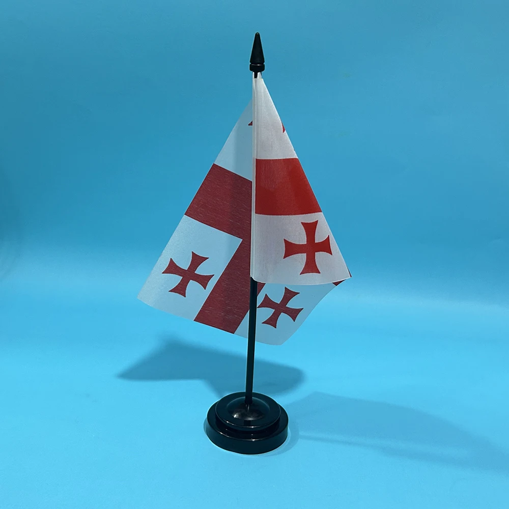 Bandera de Georgia poliéster – Nacional para escritorio y exterior - imagen 2