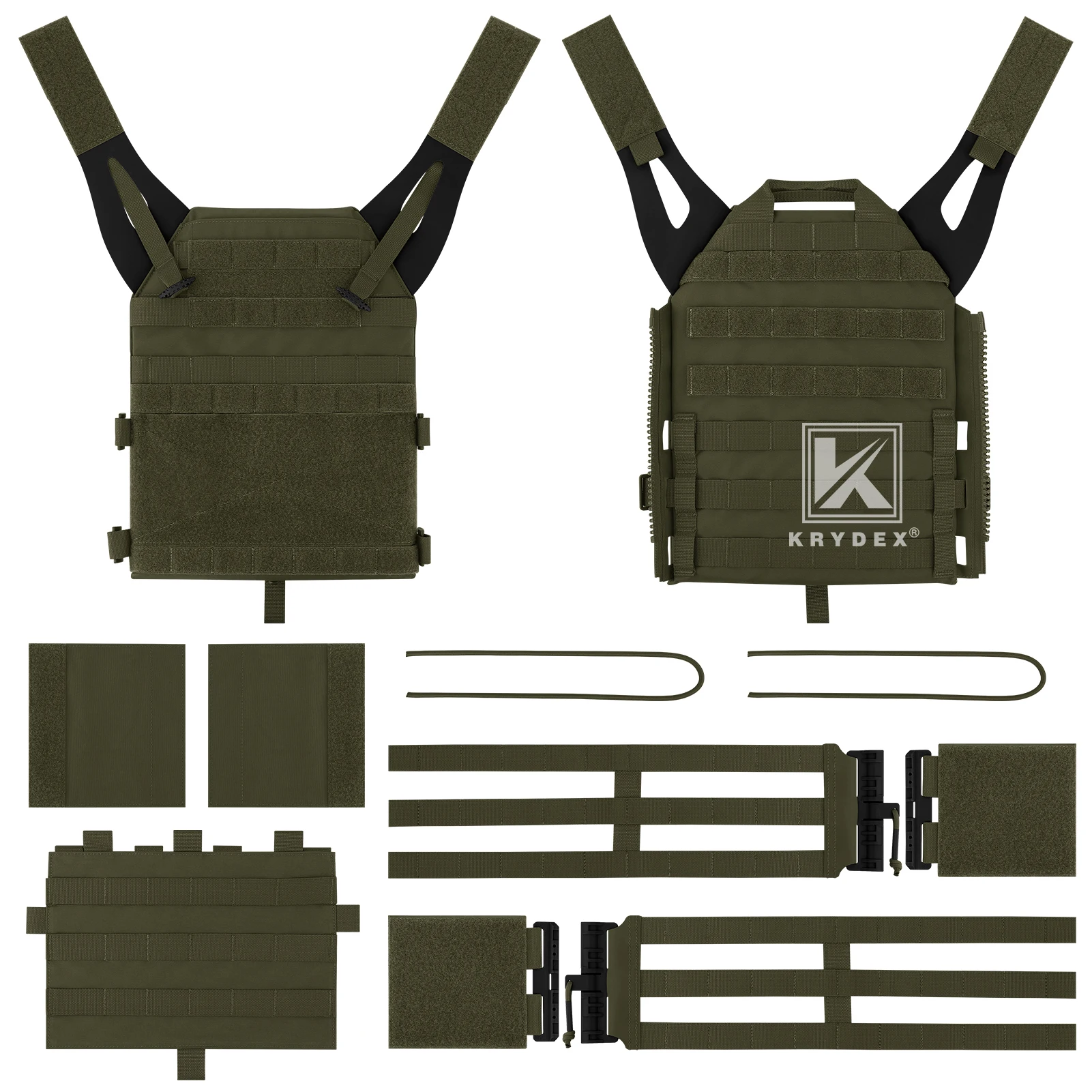 Krydex JPC 2.0 Porta placas táctico con liberación rápida - imagen 3