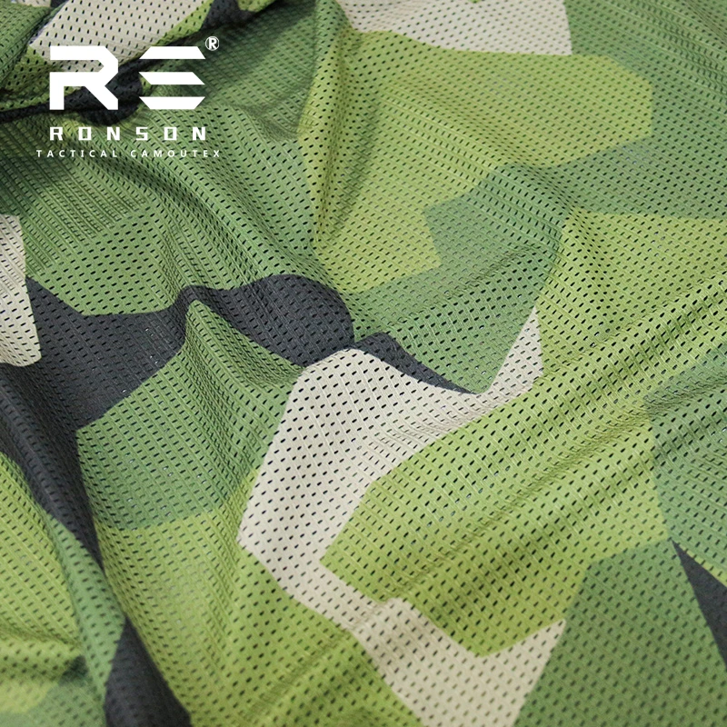 Tela de malla camuflaje táctico M90 para estampado - imagen 2