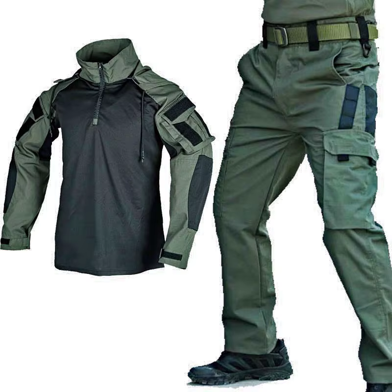 Camisa táctica con capucha ajustable