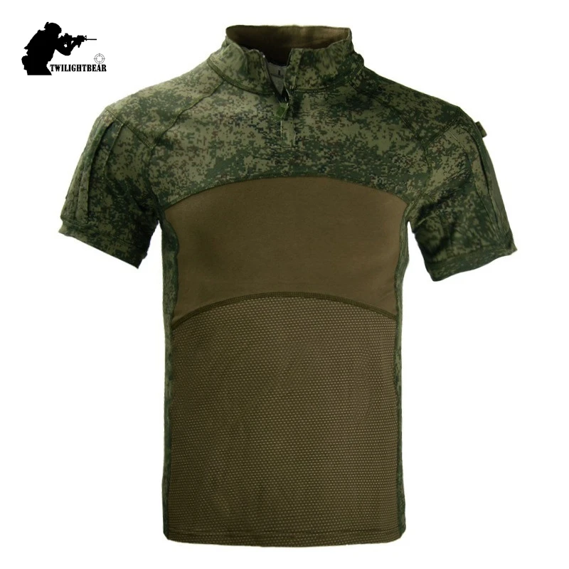 Camisa táctica manga corta camuflaje transpirable verano - imagen 5