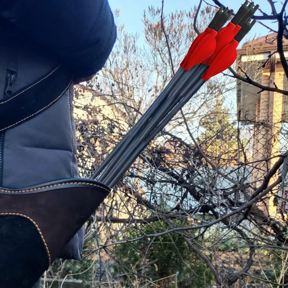 Plumas de plástico para flechas, accesorios tiro con arco - imagen 4