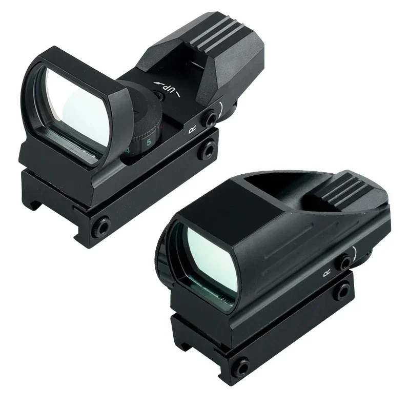 Mira punto rojo y verde táctica con óptica réflex para rifle - imagen 3