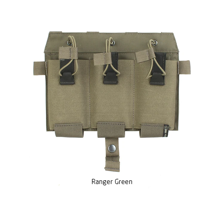 Bolsa triple cargadores 5.56 MOLLE Pew Tactical – Solapa elástica